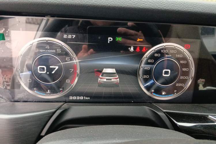 Used Bestune T77 2019 230 TID Automatic Prestige Version China VI Emission Standard Instrument Cluster