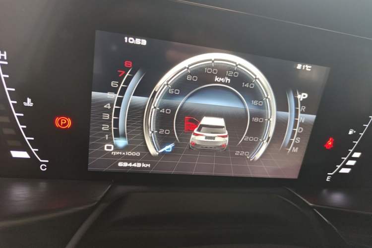 Used Bestune T77 2019 230 TID Automatic Luxury Version China VI Emission Standard Instrument Cluster