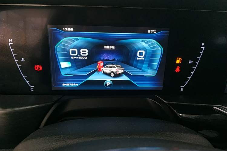 Used Bestune T77 2019 Facelift 230 TID Automatic Luxury Version China V Emission Standard Instrument Cluster