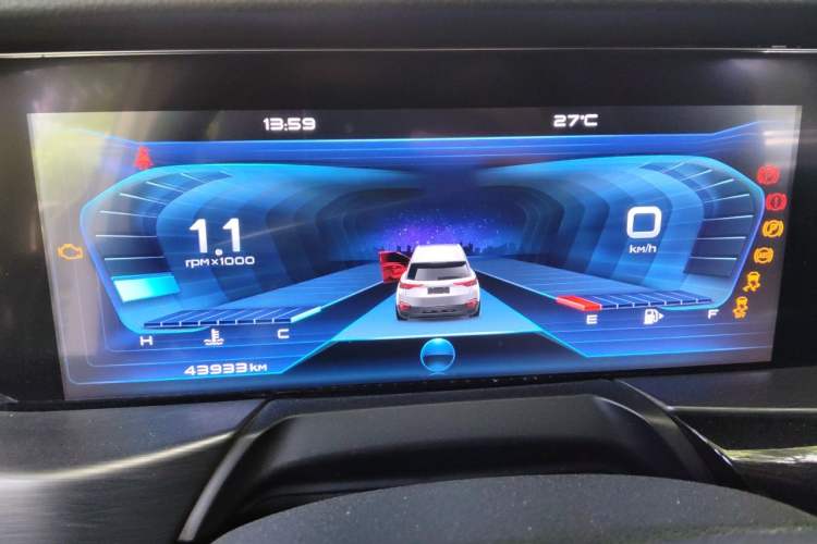 Used Bestune T77 2019 Facelift 230 TID Manual Luxury Version China VI Instrument Cluster