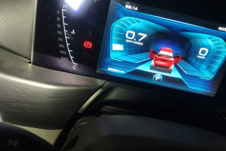 Used Bestune T77 2019 230 TID Automatic Luxury Version National V Odometer Close Up