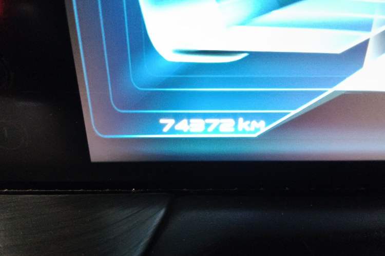 Used Bestune T77 2019 230 TID Automatic Luxury Version China VI Emission Standard Odometer Close Up
