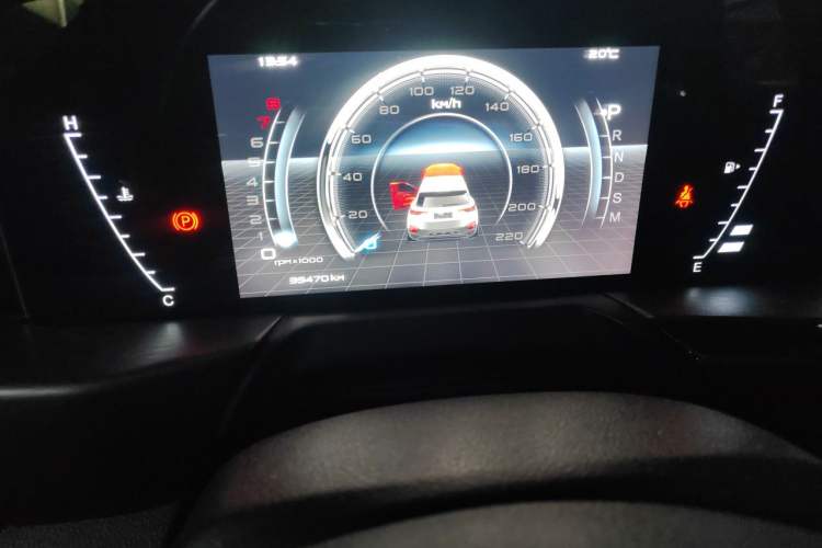 Used Bestune T77 2019 230 TID Automatic Prestige Version Rice Noodle Edition China V Odometer Close Up