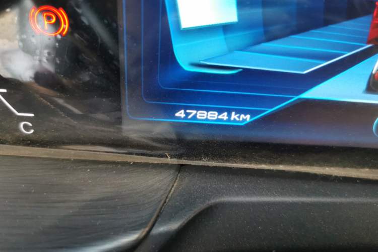 Used Bestune T77 2019 230 TID Automatic Luxury Version National V Odometer Close Up