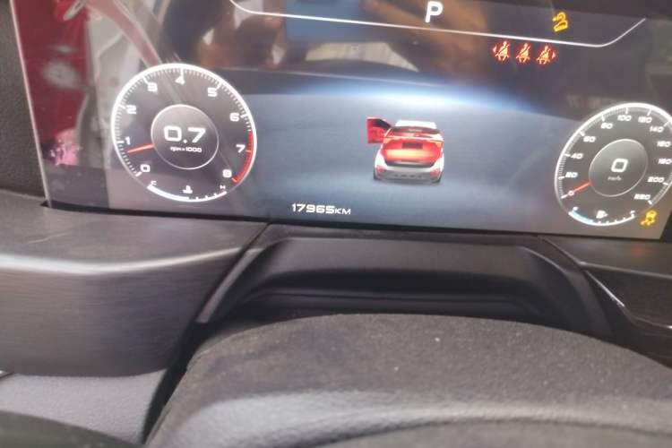 Used Bestune T77 2019 230 TID Automatic Prestige Version Rice Noodle Edition China VI Emission Standard Odometer Close Up