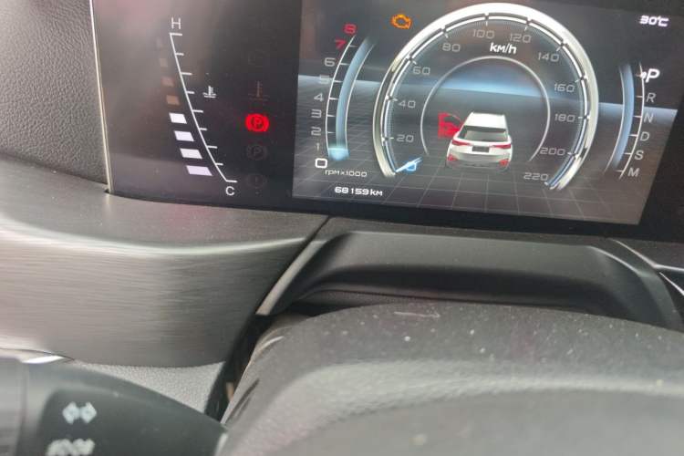 Used Bestune T77 2019 230 TID Automatic Luxury Version China VI Emission Standard Odometer Close Up