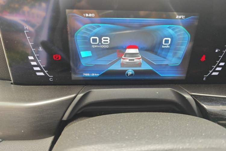Used Bestune T77 2019 230 TID Automatic Luxury Version National V Odometer Close Up