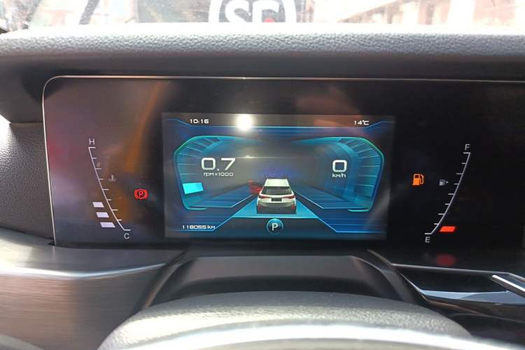 Used Bestune T77 2019 Facelift 230 TID Automatic Luxury Version China V Emission Standard Instrument Cluster