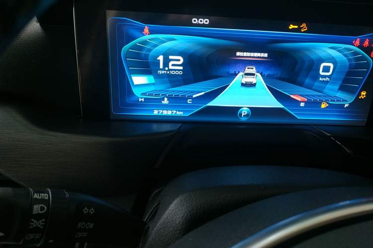 Used Bestune T77 2019 230 TID Automatic Prestige Version China VI Odometer Close Up