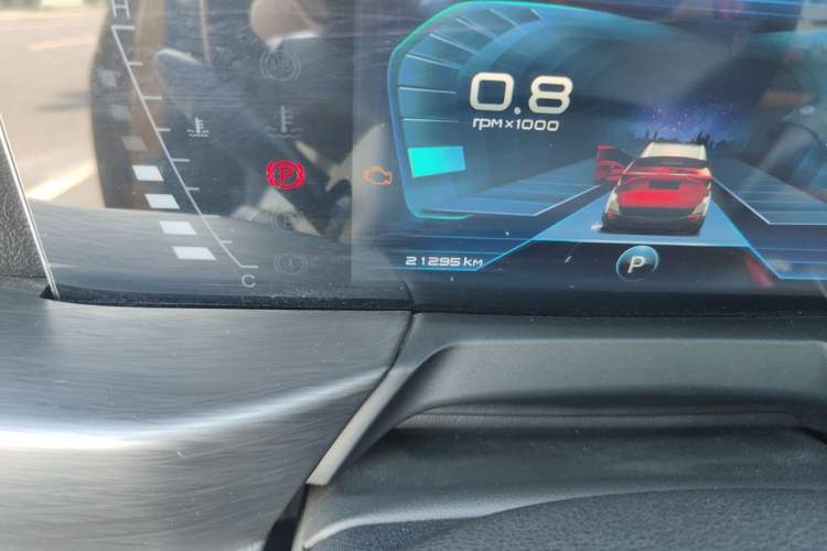 Used Bestune T77 2019 230 TID Automatic Luxury Version China VI Emission Standard Odometer Close Up