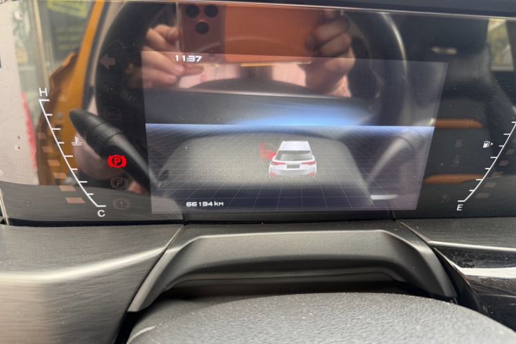 Used Bestune T77 2019 230 TID Automatic Luxury Version National V Odometer Close Up