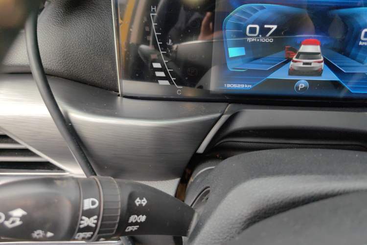 Used Bestune T77 2019 230 TID Automatic Luxury Version National V Odometer Close Up
