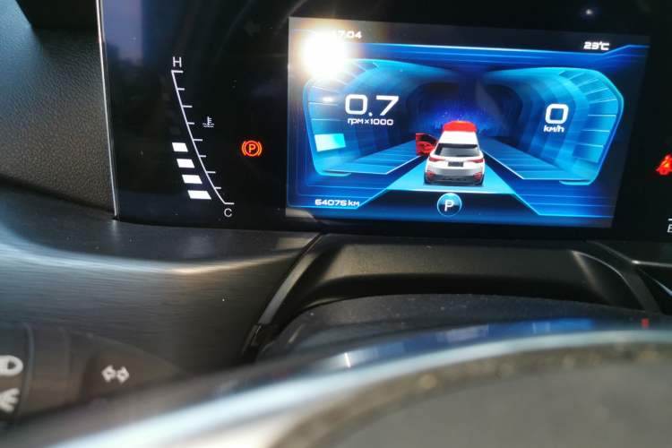 Used Bestune T77 2019 230 TID Automatic Luxury Version National V Odometer Close Up