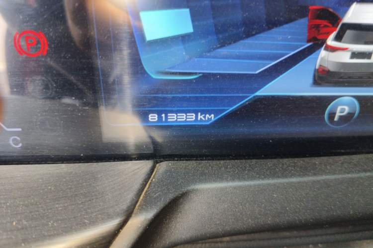 Used Bestune T77 2020 PRO 280 TID Automatic Luxury Model Odometer Close Up