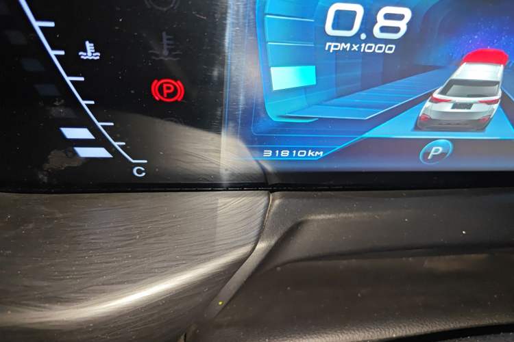 Used Bestune T77 2020 PRO 280 TID Automatic Luxury Model Odometer Close Up