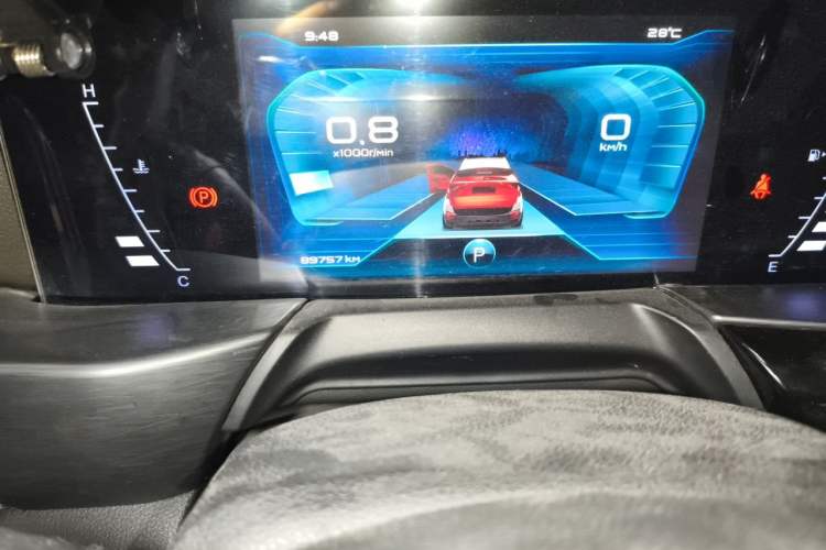 Used Bestune T77 2020 PRO 280 TID Automatic Luxury Model Odometer Close Up