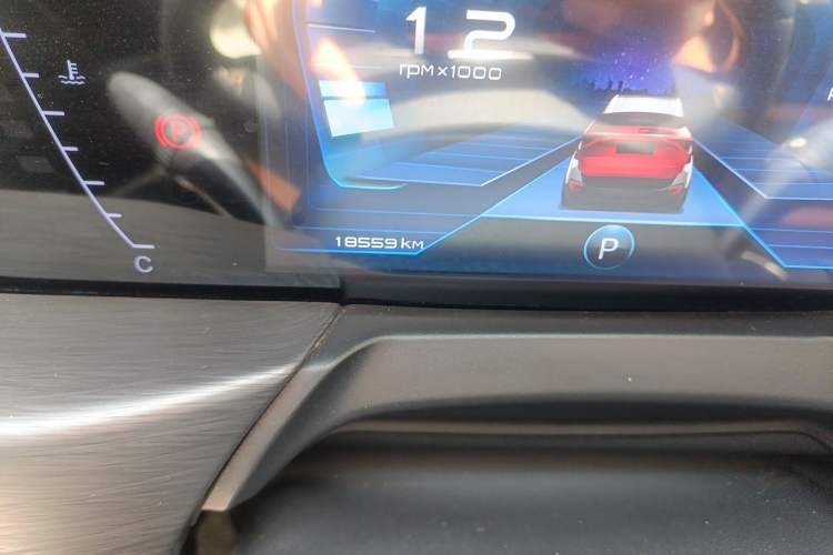 Used Bestune T77 2020 PRO 280 TID Automatic Luxury Model Odometer Close Up