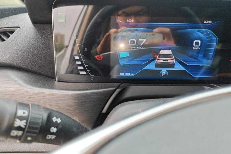 Used Bestune T77 2020 PRO 280 TID Automatic Luxury Model Odometer Close Up