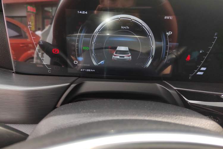 Used Bestune T77 2020 PRO 280 TID Automatic Luxury Model Odometer Close Up