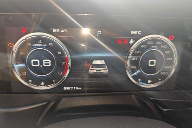 Used Bestune T77 2020 PRO 280 TID Automatic Prestige Model Instrument Cluster