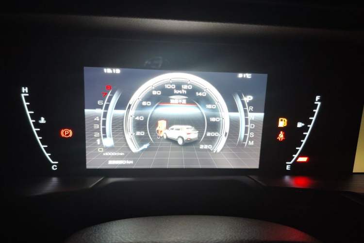 Used Bestune T77 2021 PRO 280 TID Automatic Luxury Model Instrument Cluster