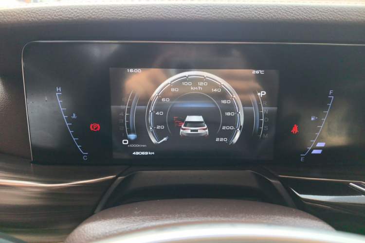 Used Bestune T77 2021 PRO 280 TID Automatic Luxury Model Instrument Cluster