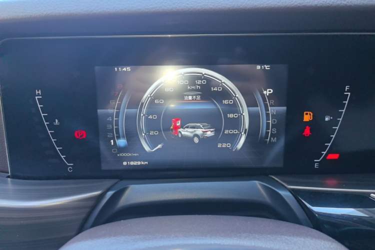 Used Bestune T77 2021 PRO 280 TID Automatic Luxury Model Instrument Cluster