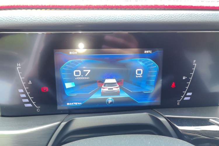 Used Bestune T77 2021 PRO 280 TID Automatic Luxury Model Instrument Cluster