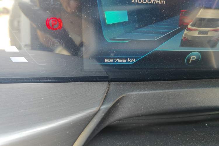 Used Bestune T77 2021 PRO 280 TID Automatic Luxury Model Odometer Close Up