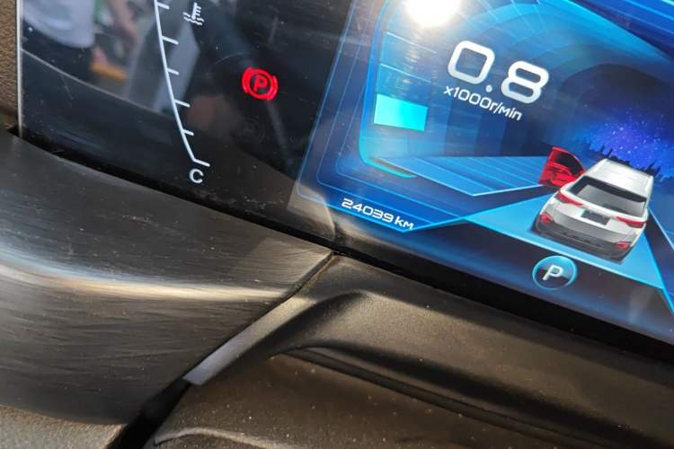 Used Bestune T77 2021 PRO 280 TID Automatic Luxury Model Odometer Close Up