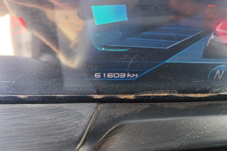 Used Bestune T77 2021 PRO 280 TID Automatic Elite Model Odometer Close Up