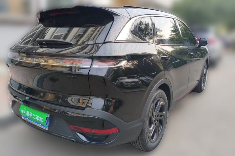 Used Bestune T90 2025 Dragon Edition 1.5T Enjoyment Model Black Knight Rear Right 45 Deg