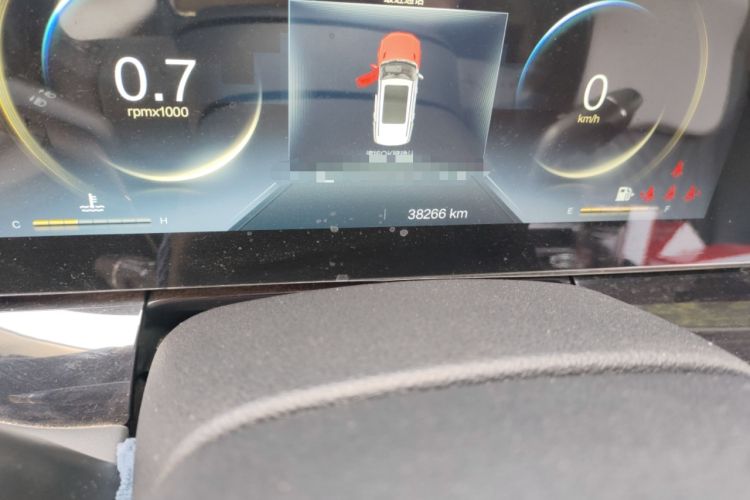 Used Bestune T99 2020 20TD Automatic Premium Edition Odometer Close Up