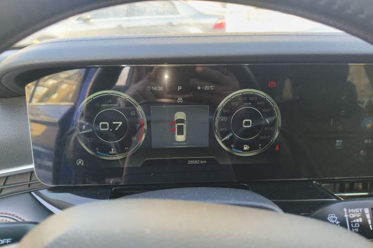 Used Bestune T99 2020 20TD Automatic Flagship Model Instrument Cluster
