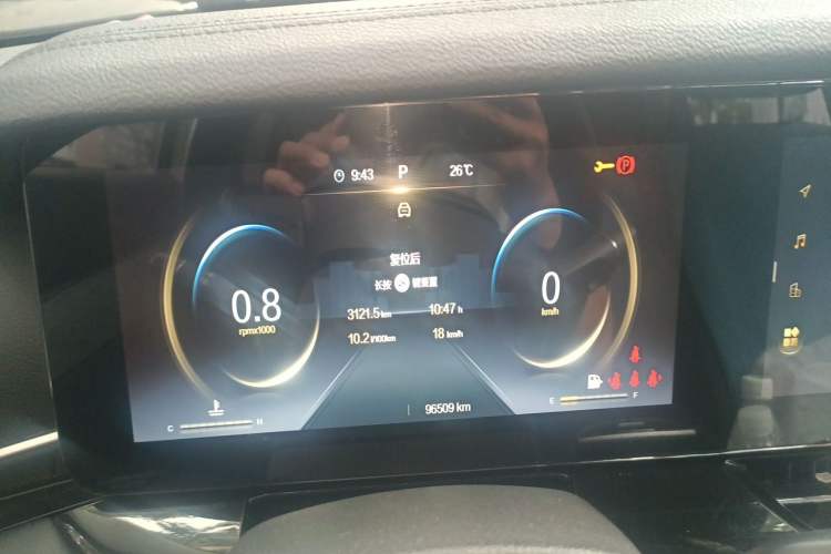 Used Bestune T99 2020 20TD Automatic Premium Edition Instrument Cluster