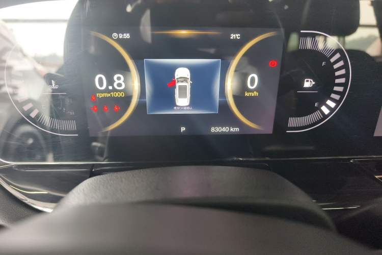 Used Bestune T99 2020 20TD Automatic Luxury Edition Odometer Close Up