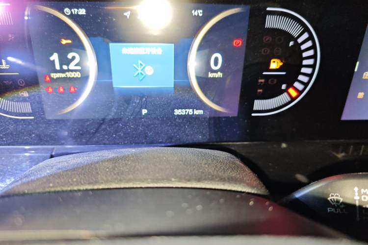 Used Bestune T99 2020 20TD Automatic Luxury Edition Odometer Close Up