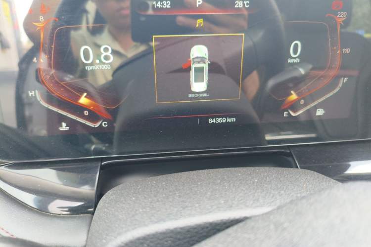 Used Bestune T99 2020 20TD Automatic Sport Premium Edition Odometer Close Up