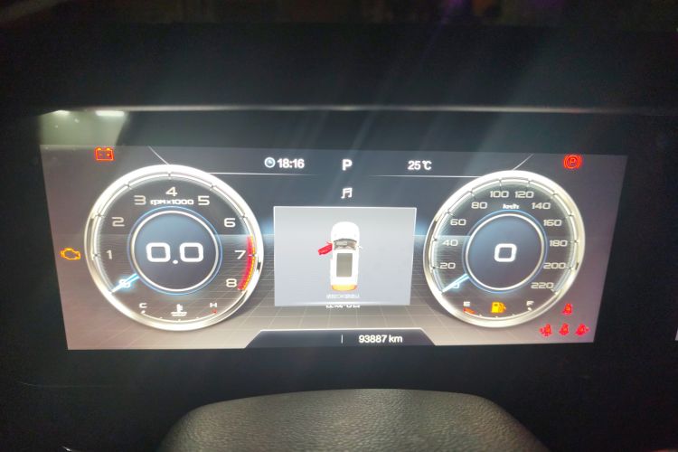 Used Bestune T99 2020 20TD Automatic Premium Edition Instrument Cluster