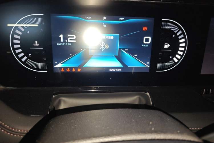 Used Bestune T99 2020 20TD Automatic Luxury Edition Odometer Close Up