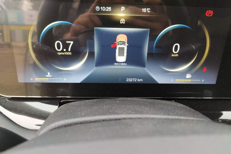 Used Bestune T99 2020 20TD Automatic Premium Edition Odometer Close Up