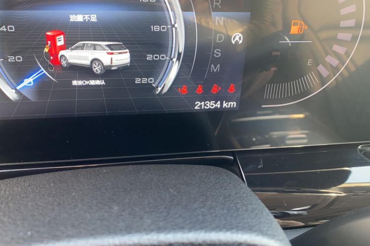 Used Bestune T99 2020 20TD Automatic Luxury Edition Odometer Close Up