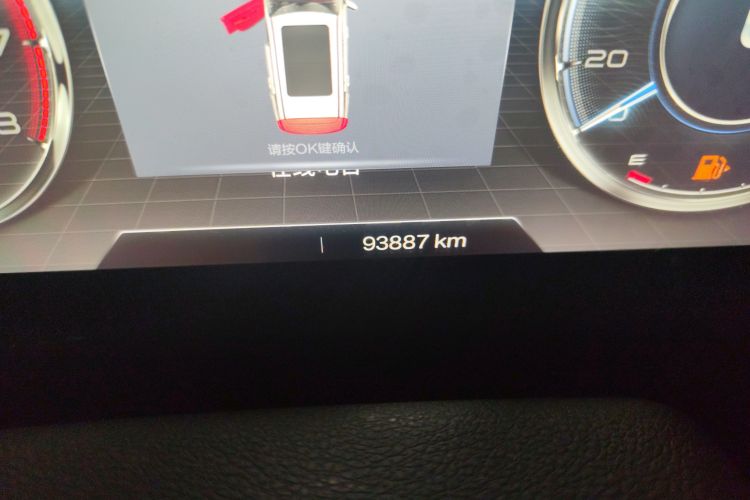 Used Bestune T99 2020 20TD Automatic Premium Edition Odometer Close Up