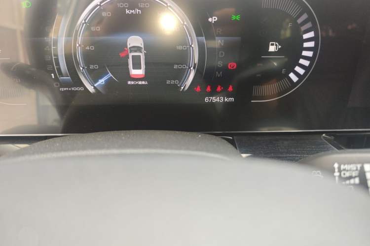 Used Bestune T99 2020 20TD Automatic Luxury Edition Odometer Close Up