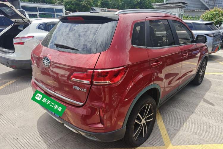 Used Bestune X40 2017 1.6L Automatic Luxury Model Rear Right 45 Deg