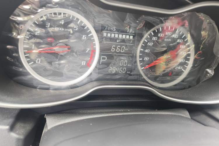 Used Bestune X40 2017 1.6L Automatic Luxury Model Odometer Close Up