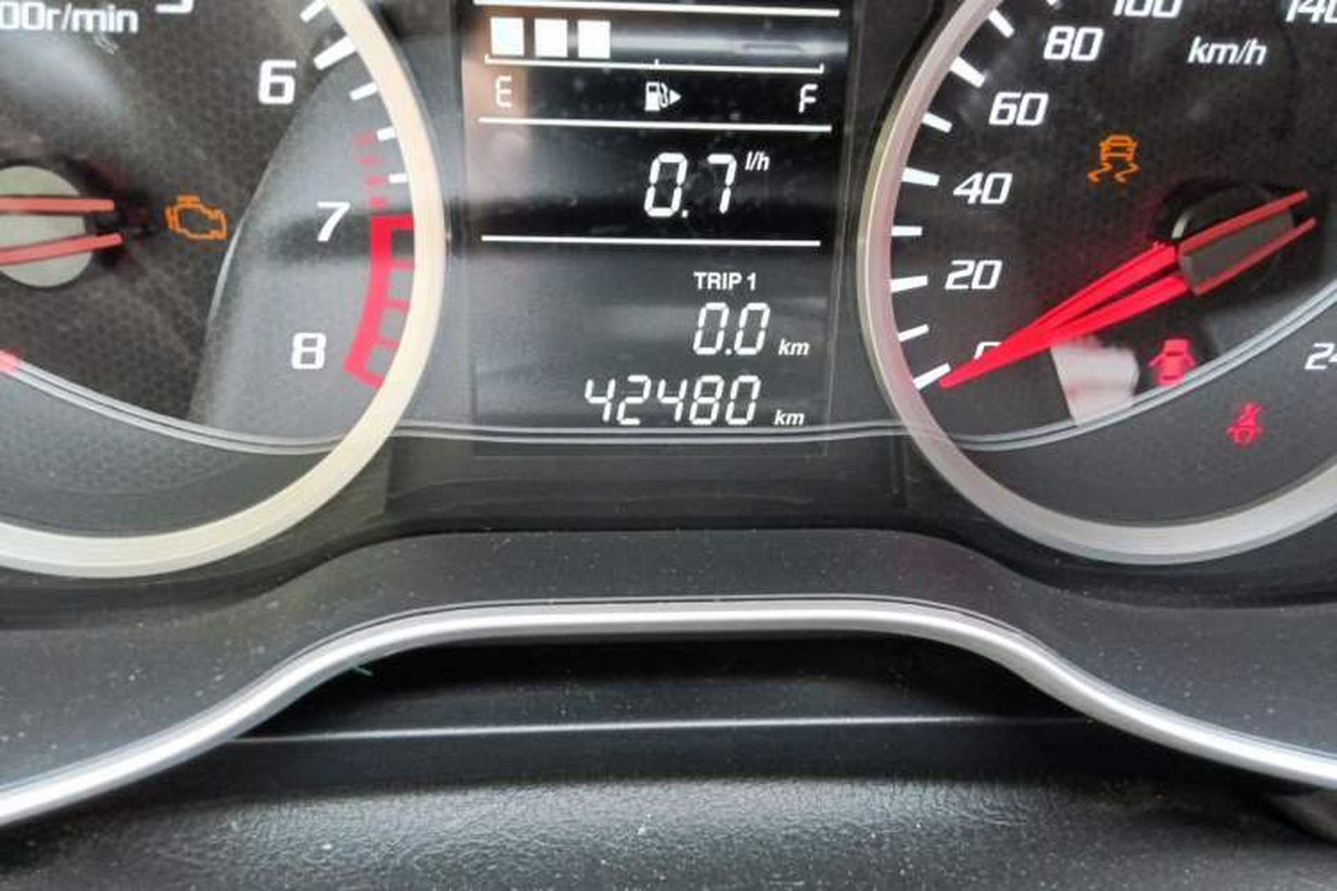 Used Bestune X40 2019 1.6L Manual Luxury Edition China VI Odometer Close Up