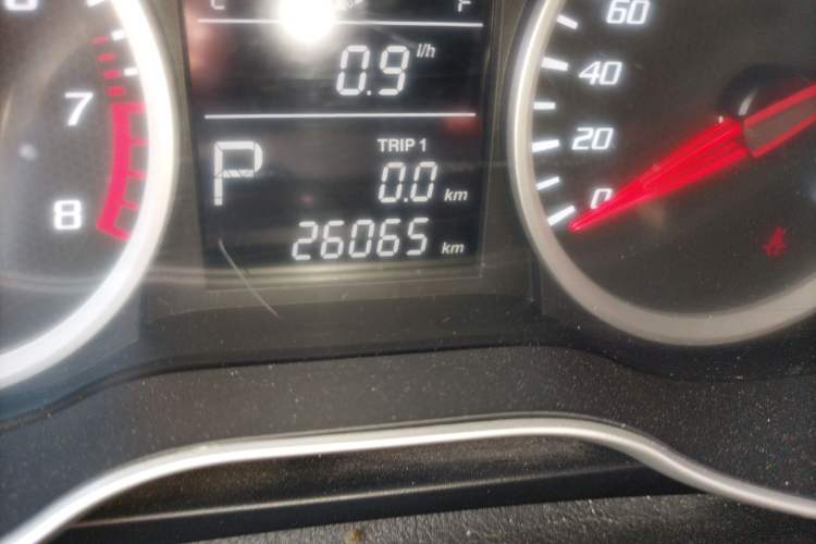 Used Bestune X40 2019 1.6L Automatic Luxury Version China V Emission Standard Odometer Close Up