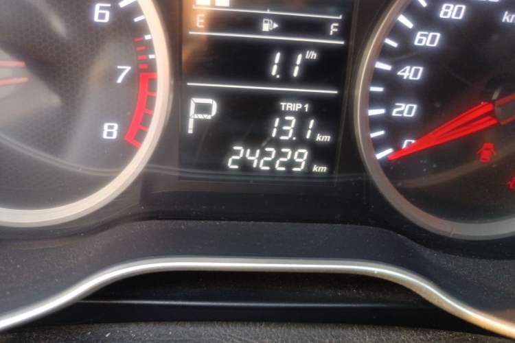 Used Bestune X40 2019 1.6L Automatic Luxury Edition China VI Odometer Close Up