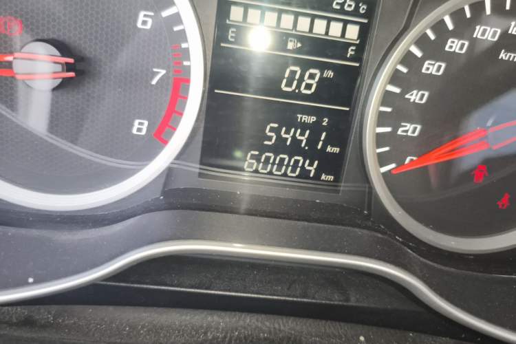 Used Bestune X40 2019 1.6L Manual Luxury Edition China VI Odometer Close Up